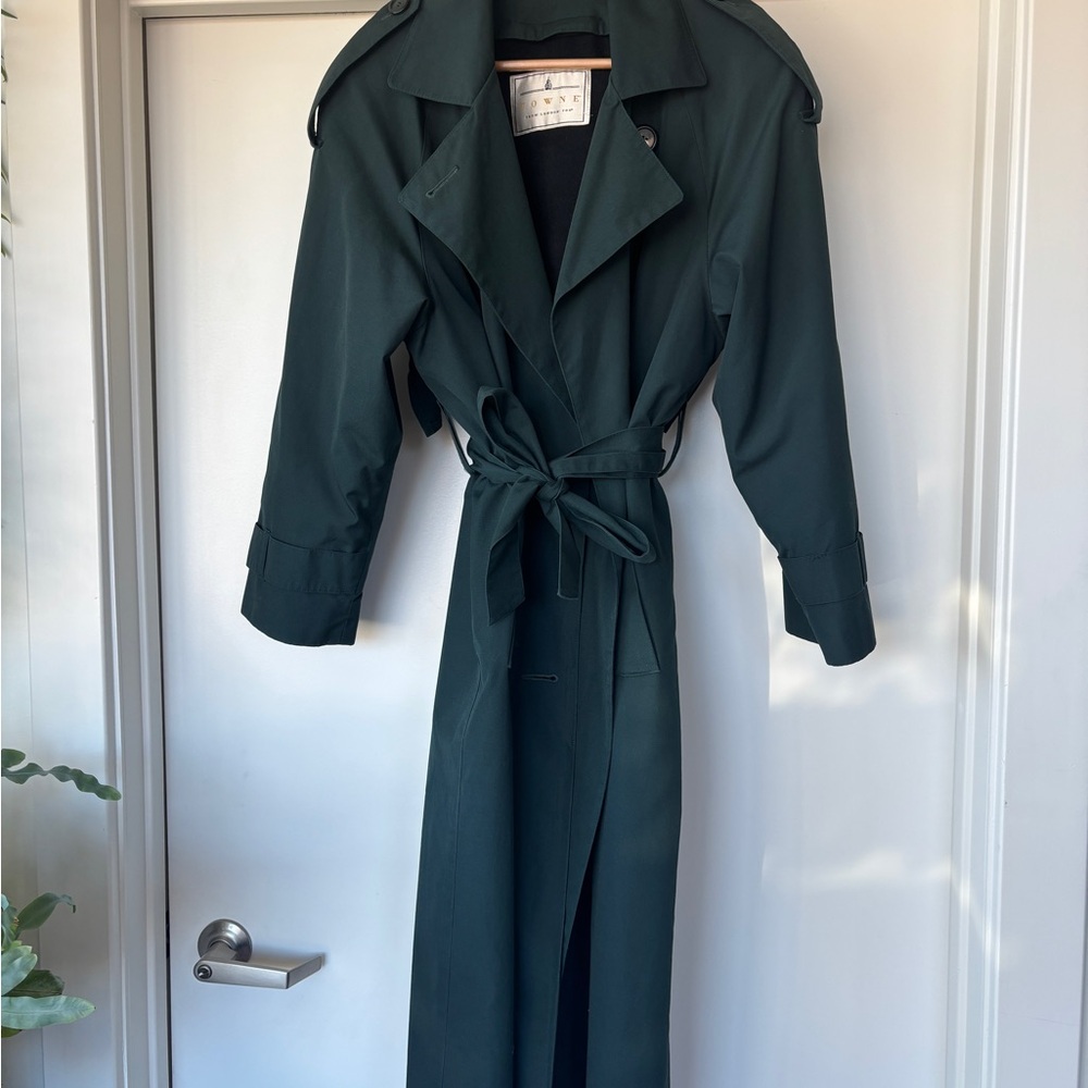 Dark Green Trench Coat